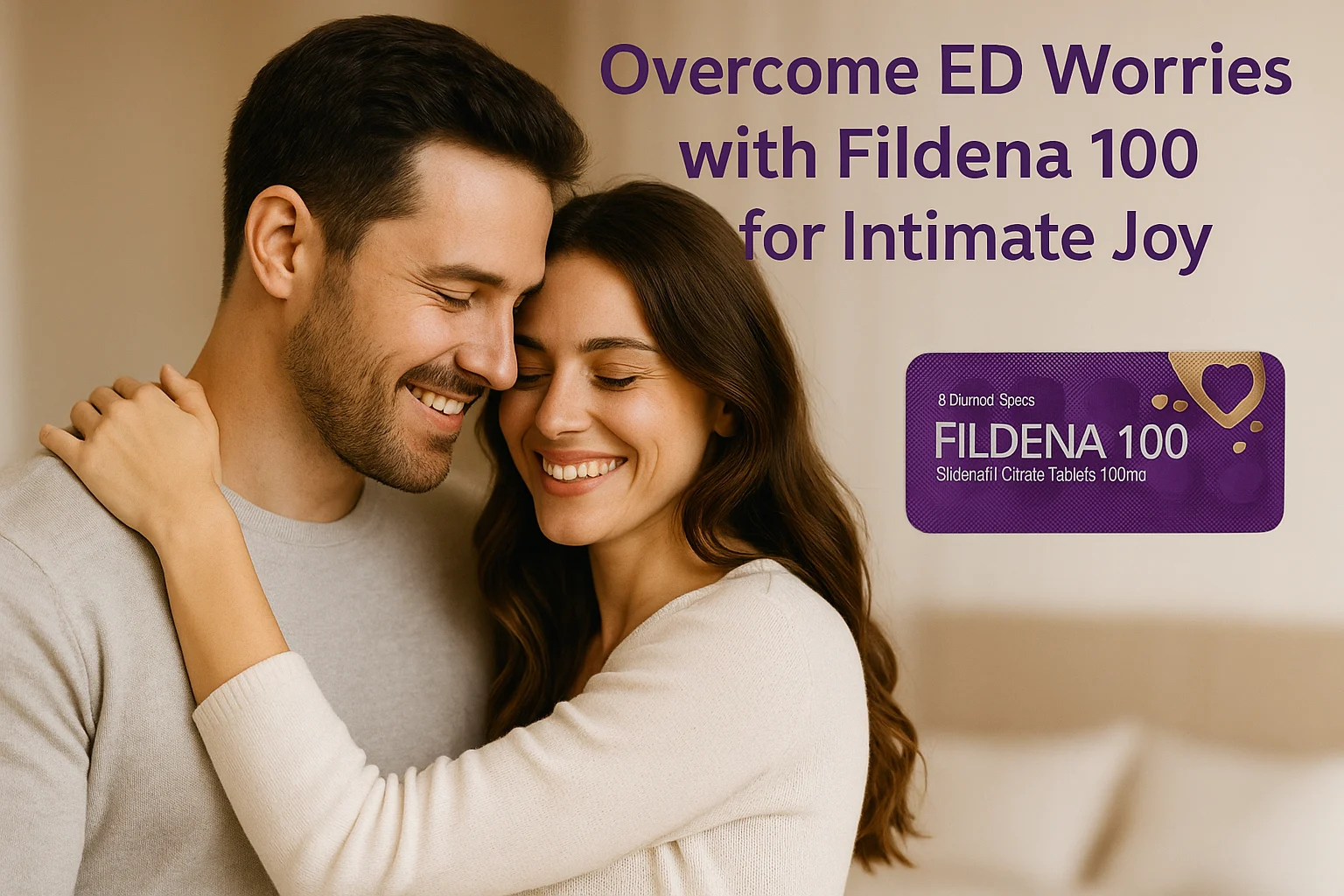 Overcome ED Worries with Fildena 100 for Intimate Joy 1 Overcome ED Worries with Fildena 100 for Intimate Joy